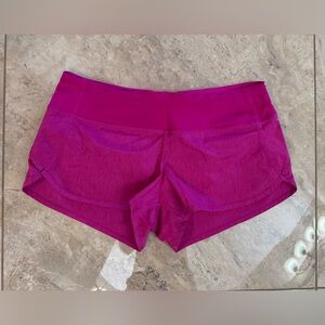 Lululemon Speed Up Shorts LR 2.5” size 6
